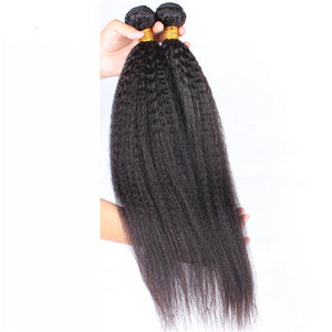 10AA GRADE QUALITY 10-28 Inches Kinky Curly 100% Brazilian Human Hair 1B Natural Black