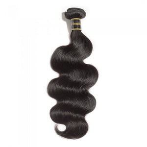 10AA GRADE QUALITY 10-28 inches 100% Virgin Brazilian Human Hair Body wave weave 1B Natural black