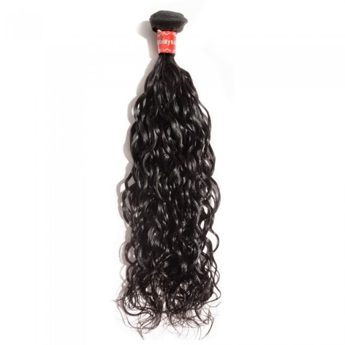 PREMIUM QUALITY 10-30 inches Natural wavy 100% Virgin Malaysian hair Colour 1B Natural Black