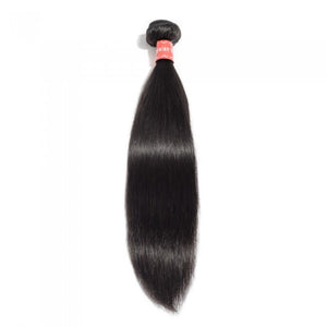 PREMIUM QUALITY 10-30 Inches Straight 100% Virgin Malaysian Hair 1B Natural Black