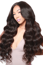 Load image into Gallery viewer, 10AA GRADE QUALITY 10-28 inches 100% Virgin Brazilian Human Hair Body wave weave 1B Natural black
