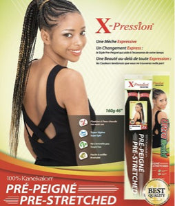 NEW X-pression Ultra Braid Pre-Stretched 46 inches